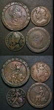 London Coins : A181 : Lot 2506 : Twopence to Third Farthings (10) Twopence 1797 Fine, cleaned with surface marks and edge nicks, Penn...