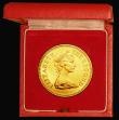 London Coins : A181 : Lot 661 : Rhodesia Five Pounds 1966 Gold Proof KM#7 FDC in the SAM red presentation box