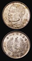 London Coins : A181 : Lot 960 : China - Kwangtung Province 20 Cents Year 18 (1929) Y#426 (2) UNC both with original lustre and with ...