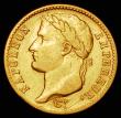 London Coins : A181 : Lot 986 : France 20 Francs Gold 1812W Lille Mint KM#695.10 Good Fine