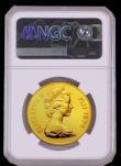 London Coins : A182 : Lot 1097 : Fiji 250 Dollars Gold 1978 World Conservation Series Obverse: ‘Machin’ bust of Queen Eli...