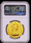 London Coins : A182 : Lot 1098 : Fiji 250 Dollars Gold 1978 World Conservation Series Obverse: ‘Machin’ bust of Queen Eli...
