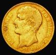 London Coins : A182 : Lot 1119 : France 40 Francs Gold L'An 12A Paris Mint, Obverse: NAPOLEON PREMIER CONSUL KM#652 Good Fine/Fi...