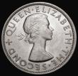 London Coins : A182 : Lot 1344 : Southern Rhodesia Halfcrown 1954 KM#31 UNC and lustrous with light contact marks, the reverse with a...