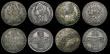 London Coins : A182 : Lot 1657 : Shillings (4) 1741 Roses ESC 1202, Bull 1717 Fine/Good Fine, 1745 LIMA ESC 1205, Bull 1724 Fine/Good...