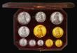 London Coins : A182 : Lot 1880 : 1887 Victoria Golden Jubilee Currency set (11 coins) Comprising Gold Five Pounds 1887 AU/EF with a s...