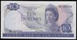 London Coins : A182 : Lot 193 : New Zealand 10 Dollars (1967-68) Flemming Pick 166a Unc series AO 000539