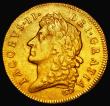 London Coins : A182 : Lot 1941 : Guinea 1685 S.3400 Obverse Good Fine, Reverse Fine or better with some adjustment lines in the centr...