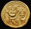 London Coins : A182 : Lot 2084 : Byzantine Gold Solidus Heraclius and Heraclius Constantine (c.610-641AD) struck c.613-616AD, Constan...