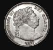 London Coins : A182 : Lot 2557 : Halfcrown 1817 Bull Head, ESC 616, Bull 2090, UNC and choice, the reverse with a hint of colourful t...
