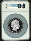 London Coins : A182 : Lot 265 : Britannia Ten Pounds 2013 5oz.Silver Proof FDC in a large size NGC holder and graded PF69 Ultra Came...
