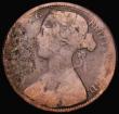 London Coins : A182 : Lot 2861 : Penny 1862 Small Date figures from the Halfpenny die, Freeman 41, dies 6+G Good/Fair, the variety ve...