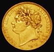 London Coins : A182 : Lot 3090 : Sovereign 1821 Marsh 5 bright VF