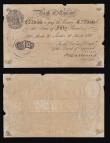 London Coins : A182 : Lot 36 : Operation Bernhard Forgeries Catterns (2) 20 Pounds 15 Aug 1933 and 50 Pounds 20 March 1930 both onc...