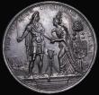 London Coins : A182 : Lot 623 : Landing of William of Orange at Torbay 1688 49mm diameter in silver by R. Arondeaux, Obverse: Willia...