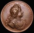 London Coins : A182 : Lot 667 : Battle of Sheriffmuir (Dunblane) 1715 45mm diameter in bronze by J. Croker, Obverse:  Bust right, ar...