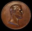 London Coins : A182 : Lot 808 : Death of the Duke of Wellington 1852 58mm diameter in bronze by G.G.Adams, Obverse: Bust right WELLI...