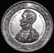 London Coins : A182 : Lot 809 : Death of the Duke of Wellington 1852 65mm diameter in White metal, by Allen & Moore, Obverse: Bu...