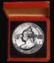 London Coins : A182 : Lot 847 : Queen Victoria Diamond Jubilee 1897, 38mm diameter in silver by F.Bowcher, manufactured by Spink &am...