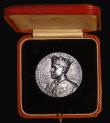 London Coins : A182 : Lot 869 : Investiture of Prince Edward as Prince of Wales 1911 35mm diameter in silver by W.Goscombe John, Eim...