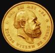 London Coins : A183 : Lot 1073 : Netherlands Ten Gulden Gold 1877 KM#106 EF and lustrous with some small rim nicks