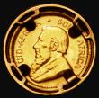 London Coins : A183 : Lot 1148 : South Africa One Tenth Krugerrand 1981 KM#105 EF in a 9 carat gold mount, total weight 5.24 grammes