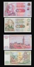 London Coins : A183 : Lot 120 : Scotland Clydeside Bank (5) £5 21.7.1996, £10 5.11.1998, £20 12.10.1999, £50...