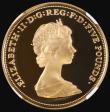 London Coins : A183 : Lot 1654 : Five Pound Crown 2013 The Queen's Portraits - Machin Portrait Gold Proof S.L29 in an NGC holder...