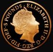 London Coins : A183 : Lot 1664 : Five Pound Crown 2022 Queen Elizabeth II Platinum Jubilee Gold Proof S.L95A FDC uncased in capsule n...