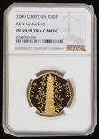 London Coins : A183 : Lot 170 : Fifty Pence 2009 Kew Gardens 250th Anniversary, Gold Proof S.H19 in an NGC holder and graded PF69 Ul...