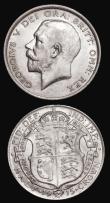 London Coins : A183 : Lot 1957 : Halfcrowns (2) 1915 ESC 762, Bull 3714 NEF, 1918 ESC 765, Bull 3717 About EF with some contact marks