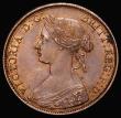 London Coins : A183 : Lot 1965 : Halfpenny 1861 Freeman 269 dies 3+E VF/NVF with a verdigris spot on BRITT, rated R17 by Freeman, our...