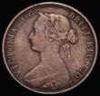 London Coins : A183 : Lot 1968 : Halfpenny 1862 Die Letter C, Freeman 288A, dies 7+F, VG/Near Fine, with some dirt in the legends. Al...
