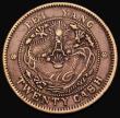 London Coins : A184 : Lot 1127 : China - Chihli Province 20 Cash undated (1906) struck in Brass Y#68a Good Fine with some surface dir...