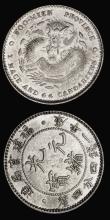 London Coins : A184 : Lot 1139 : China (2) Kwangtung Province 20 Cents Year 10 (1921) Y#423 EF/NEF with some lustre and multicoloured...