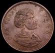 London Coins : A184 : Lot 1257 : New Zealand Penny Token undated (1873) Edward Waters, Confectioner, Queen Street, Auckland, KM#Tn70....
