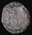 London Coins : A184 : Lot 1306 : Scotland Penny James IV Billon issue, Lis and Crowns in angles on reverse, type III, larger bust, S....