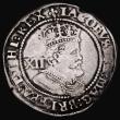 London Coins : A184 : Lot 1468 : Shilling James I Third Coinage, Sixth (Large) Bust S.2668, mintmark Lis, 5.75 grammes, Near Fine wit...