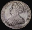 London Coins : A184 : Lot 1512 : Crown 1703 VIGO, ESC 99, Bull 1340 NVF with scratches and evidence of tooling in places