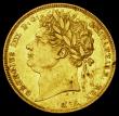 London Coins : A184 : Lot 1933 : Sovereign 1821 Marsh 5, S.3800 Fine with some scratches and a heavier edge knock, scuffed on the obv...