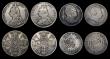 London Coins : A184 : Lot 2259 : Double Florins and Halfcrowns (7) Double Florins (2) 1888, 1889 Second I in VICTORIA an inverted 1, ...