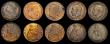 London Coins : A184 : Lot 2313 : Pennies (5) 1879 Freeman 97 dies 9+J GVF a little streaky with some rim flaws, 1902 High Tide Freema...