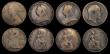 London Coins : A184 : Lot 2315 : Pennies and Halfpennies (7) Pennies (5) 1871 Poor, 1895 P of PENNY 2mm from Trident Near Fine/Fine, ...