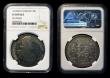 London Coins : A184 : Lot 2491 : Mexico and Bolivia (3) Mexico 8 Reales 1810 Mo HJ KM#110 in an NGC holder and graded VF Details - Cl...