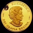 London Coins : A184 : Lot 715 : Canada 300 Dollars 2012 Queen Elizabeth II Diamond Jubilee .999 Gold Proof with inset diamond, 25mm ...