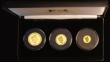 London Coins : A184 : Lot 773 : Tristan Da Cunha 2016 Remembrance Day 3 Coin Sovereign Collection containing Full, half and Quarter ...