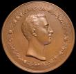 London Coins : A184 : Lot 855 : Prince Albert, Freedom of the City of London 1885 77mm diameter in bronze by G.G.Adams, Eimer 1717, ...
