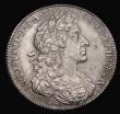 London Coins : A184 : Lot 872 : Coronation of James II 1685, 34mm diameter in silver by J. Roettier, Obverse: Bust right, armoured, ...