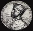London Coins : A184 : Lot 997 : Investiture of Prince Edward as Prince of Wales 1911 35mm diameter in silver by W.Goscombe John, The...