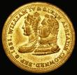 London Coins : A185 : Lot 1141 : Coronation of William IV 1831 25mm diameter in brass, unsigned, Obverse: Conjoined and draped busts ...